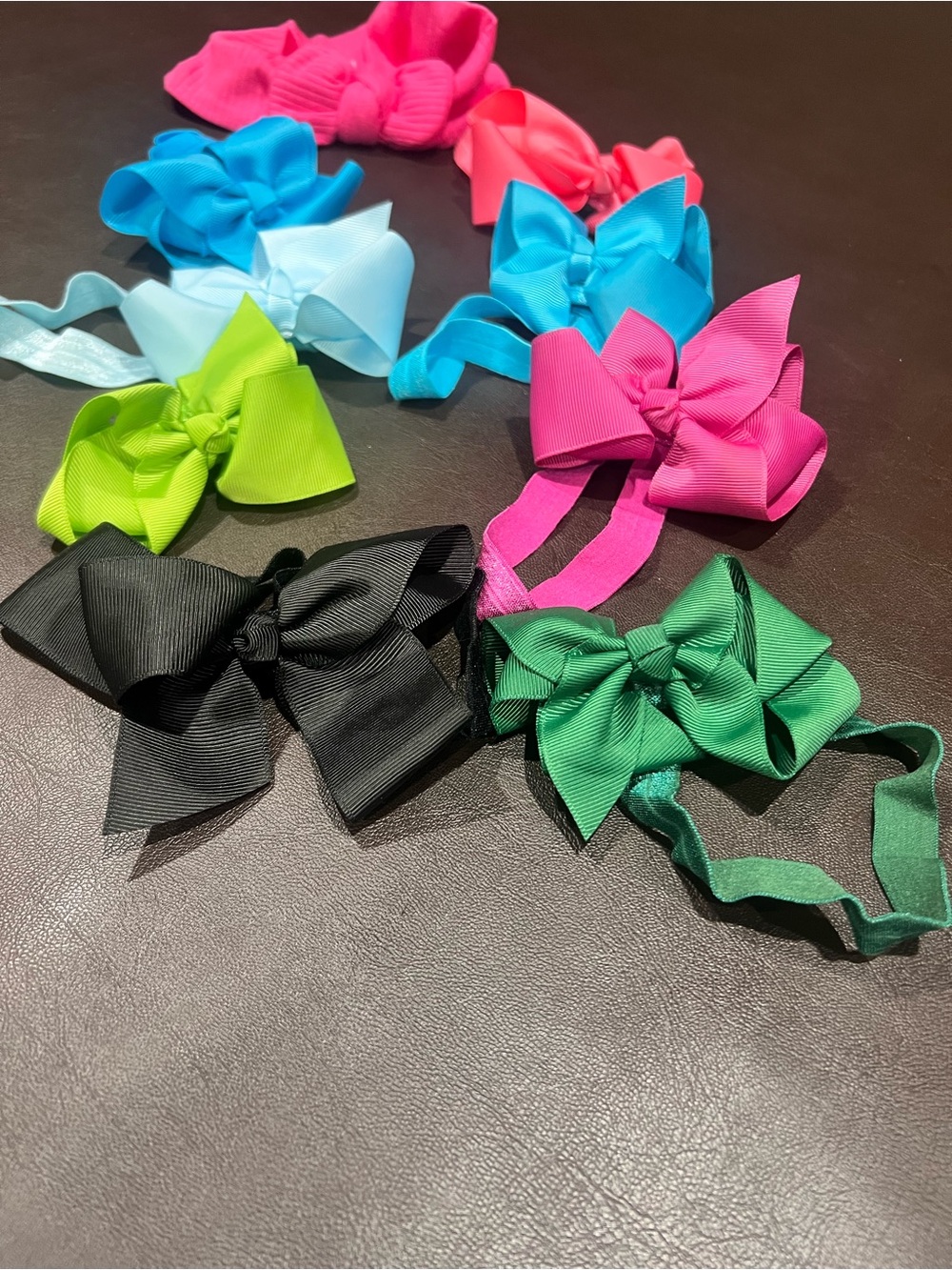 Multi-colored bow headbands - Picture 5 of 8